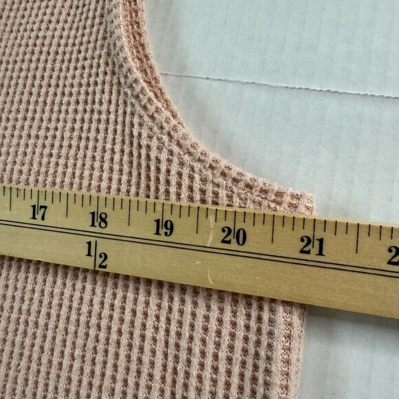 Chicos Zenergy 2-Piece Pink Waffle-Knit Cardigan & Tank Set Size 16/18 Resort - Picture 14 of 15